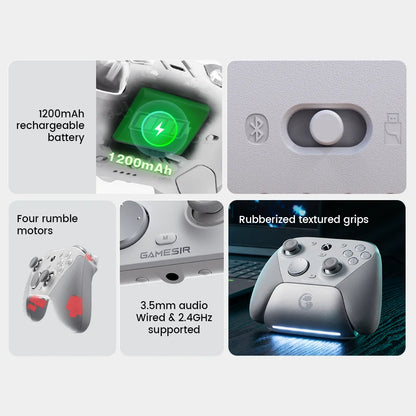 GameSir G7 Pro Xbox Gaming Controller Wired Gamepad for Xbox Series X|S, Xbox One X|S, Steam, PC, Android with Charging Dock