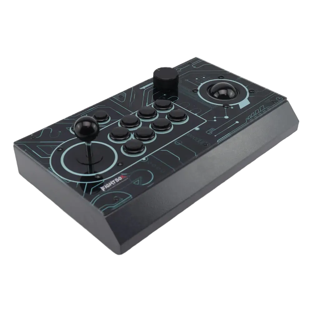 FightBox R10-PRO Arcade Fight Stick With Trackball & Spinner