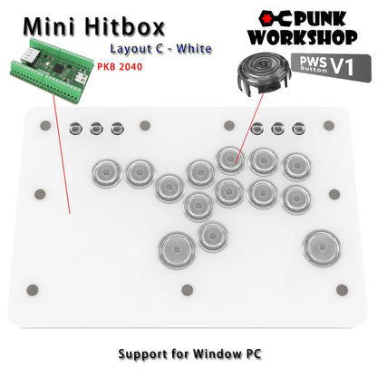 Punk Workshop Mini HitBox SOCD Fighting Stick