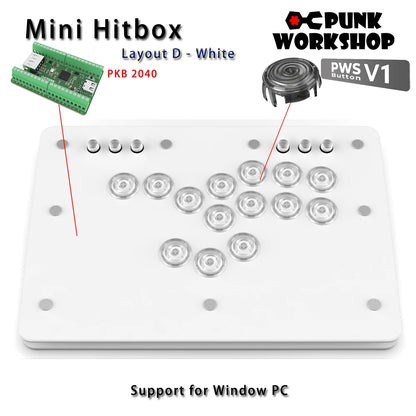Punk Workshop Mini HitBox SOCD Fighting Stick