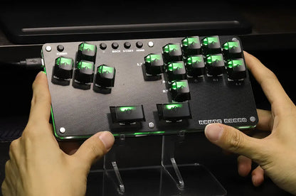 Haute42- COSMOX Mini Stickless Arcade Controller Fightstick Hitbox for PC /Ps3/ Ps4 /Switch arcade joystick fight sticks ps4