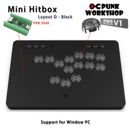 Punk Workshop Mini HitBox SOCD Fighting Stick