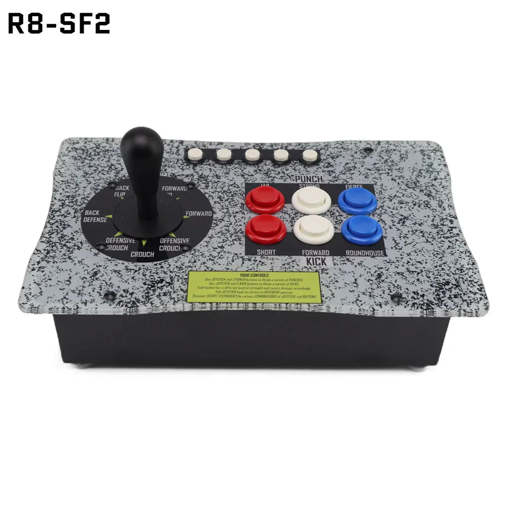 Classic retro game controller FightBox R8-SF2 American Street Fighter Layout RP2040 Advanced Breakout Board For PC/PS4/SWITCH