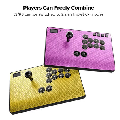 Haute42 C-AS Magnetic Aluminum Alloy  Arcade Fight Stick Hitbox Controller For For PC/PS4/PS5 Joystick Arcade Hitbox FightStick