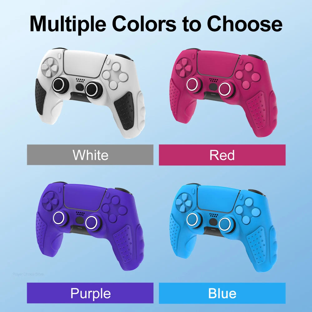 Silicone Cover for PS5 Controller Accessories IINE Protective Case Kit Anti-slip Freemove Comfortable Grip Simple Installation
