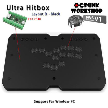 Punk Workshop Mini HitBox SOCD Fighting Stick