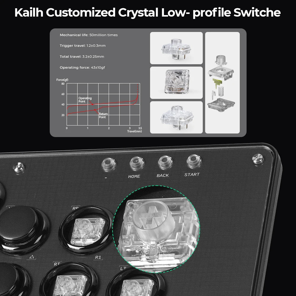 Haute42 U16 Leverless FightStick