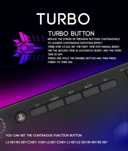 QANBA Drone 2 Arcade Joystick Fighting Stick for PS5 PS4 PC