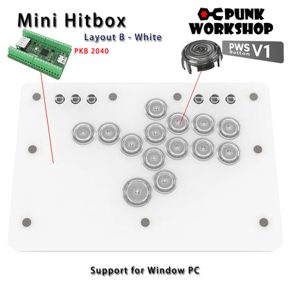 Punk Workshop Mini HitBox SOCD Fighting Stick