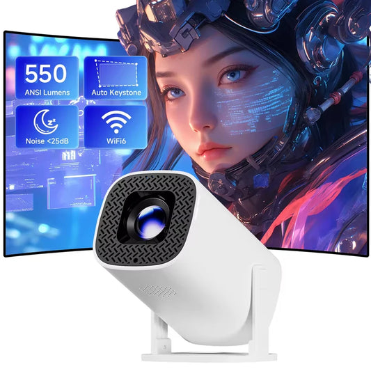 Portable P30PRO Mini Projector Linux System WiFi6 BT 5.0 Support 4K 1280*720P Smart Home Cinema Outdoor Portable Projector 2026