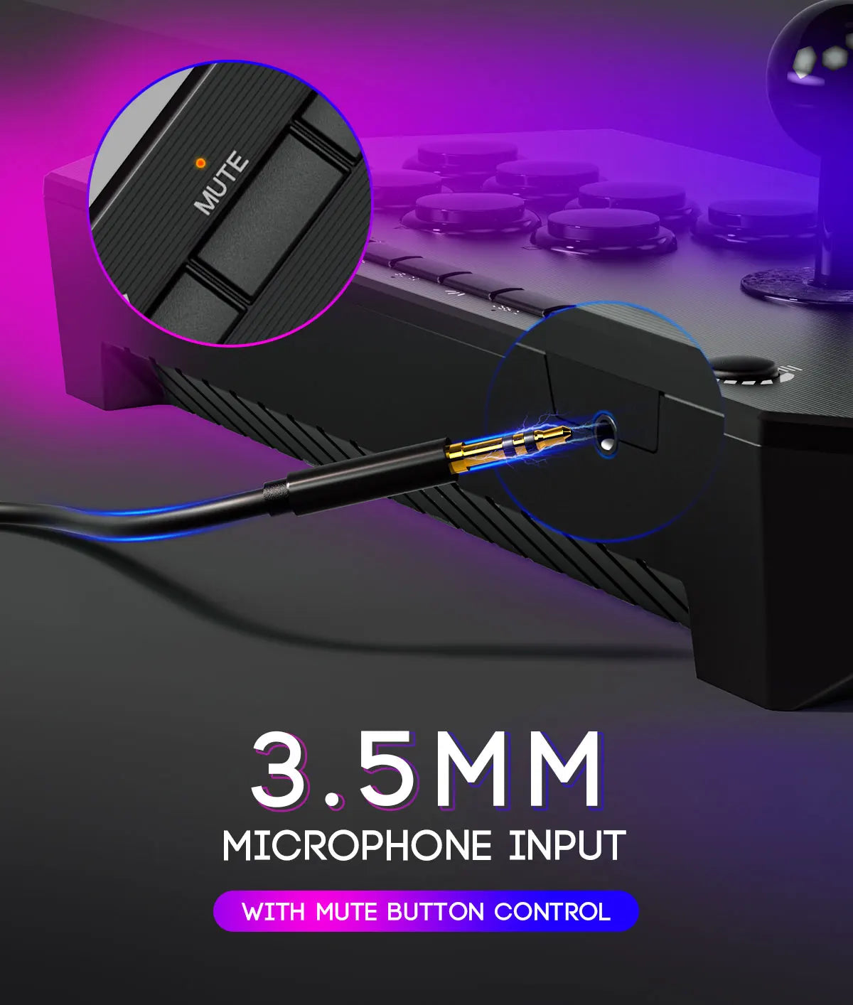 QANBA Drone 2 Arcade Joystick Fighting Stick for PS5 PS4 PC
