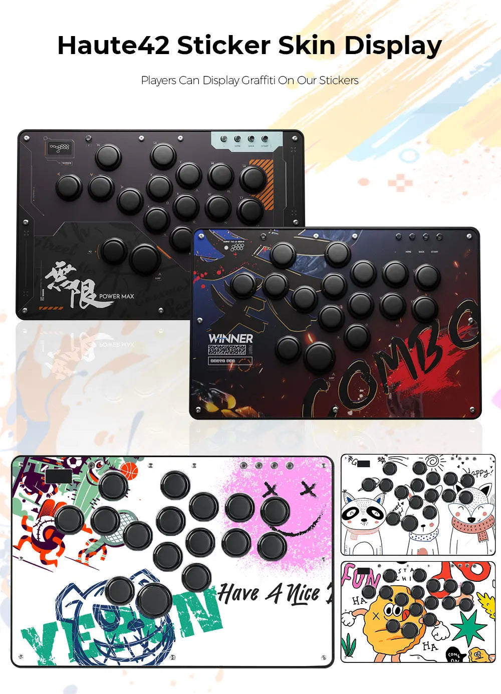 Haute42 U16 Leverless FightStick