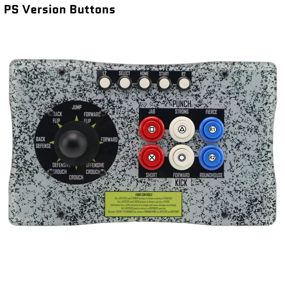 Classic retro game controller FightBox R8-SF2 American Street Fighter Layout RP2040 Advanced Breakout Board For PC/PS4/SWITCH