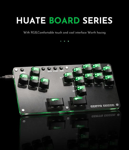 Haute42- COSMOX Mini Stickless Arcade Controller Fightstick Hitbox for PC /Ps3/ Ps4 /Switch arcade joystick fight sticks ps4
